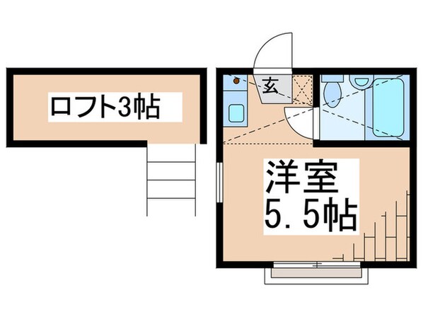 ビスタハイツの物件間取画像